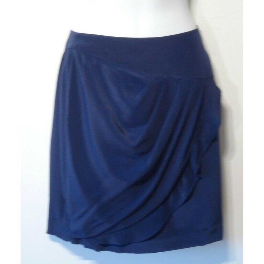 3.1 Phillip Lim Coop Barneys New York Blue Silk Drape Skirt Sz 4